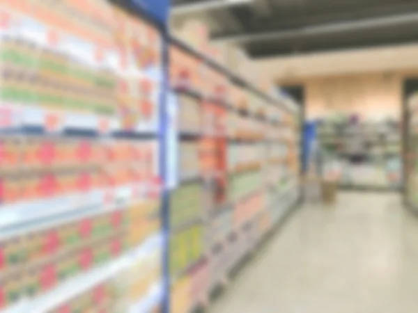 Supermercado de borrão abstrato — Fotografia de Stock