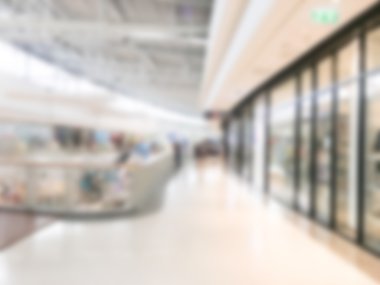 Soyut bulanık alışveriş merkezi