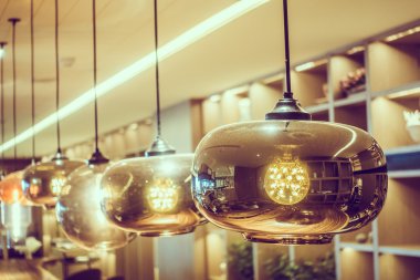 Vintage ışık lamba