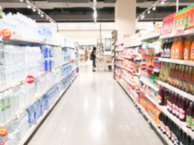 Soyut bulanıklık süpermarket