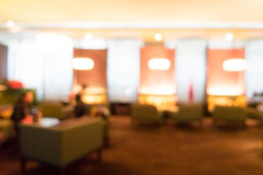 Otel lobisinde bulanıklık