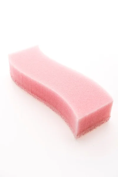 Kitchen sponge on white — Stock Photo, Image