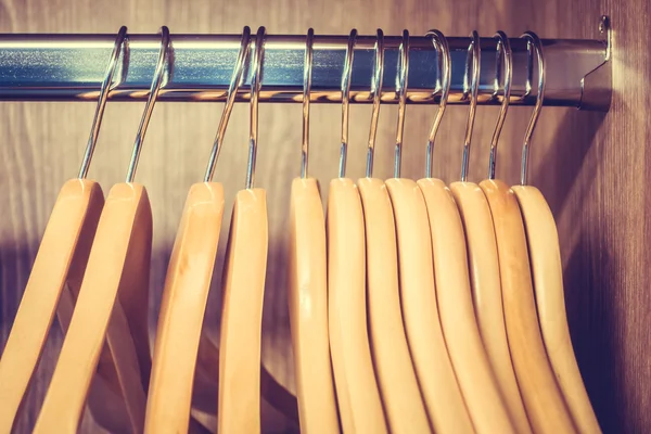 Clothes hanger Vintage Filter — Stock Photo, Image