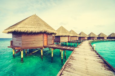 Güzel Maldivler ada