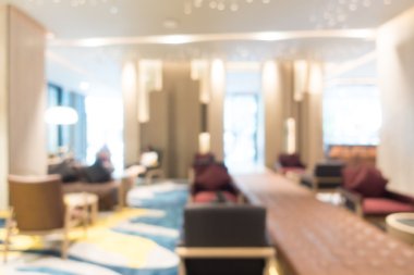 Otel lobisinde bulanıklık