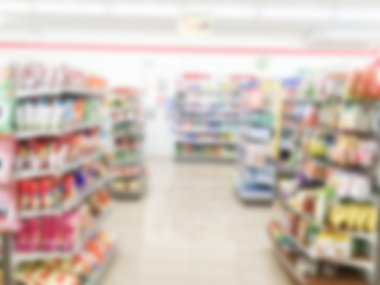 Soyut bulanık alışveriş merkezi