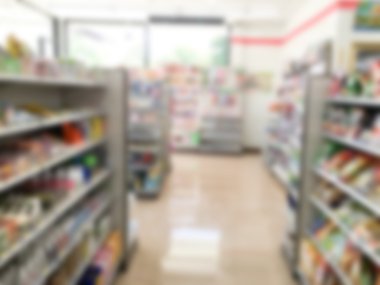 Soyut bulanık alışveriş merkezi