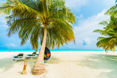 Güzel Maldivler ada