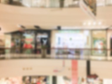 Soyut bulanık alışveriş merkezi