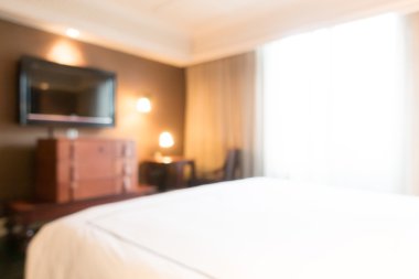 Soyut bulanıklık yatak odası