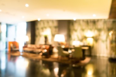 Otel lobisinde bulanıklık