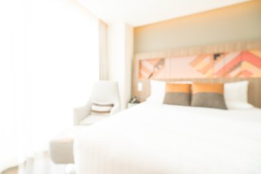 Soyut bulanıklık yatak odası