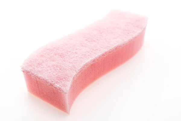 Kitchen sponge on white — Stock Photo, Image