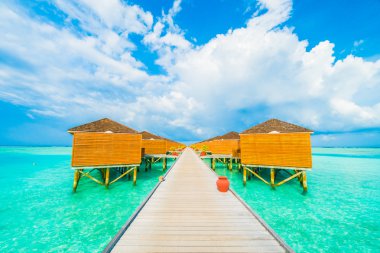 Güzel Maldivler ada