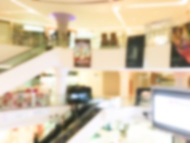 Soyut bulanık alışveriş merkezi