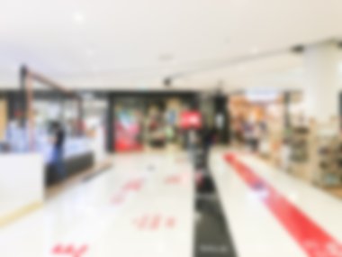 Soyut bulanık alışveriş merkezi