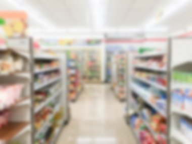 Soyut bulanık alışveriş merkezi