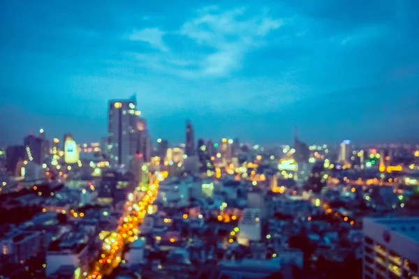 抽象的なぼかしバンコク市内 — ストック写真