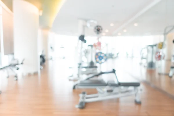 Abstrato borrão fitness e sala de ginástica — Fotografia de Stock