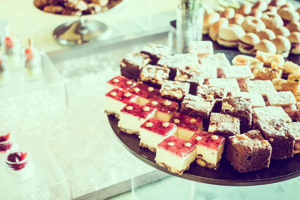 Delicioso postre catering — Foto de Stock