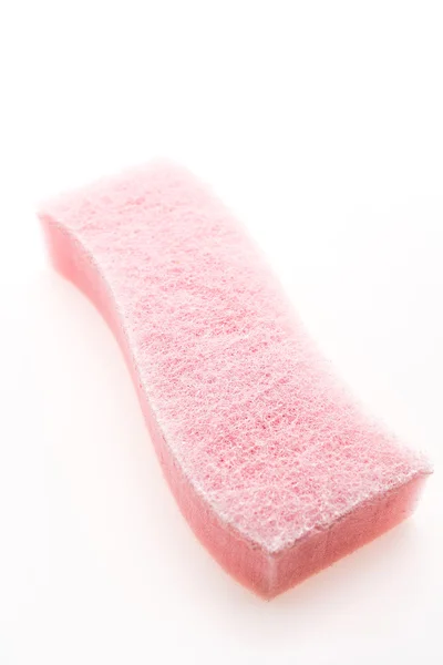 Kitchen sponge on white — Stock Photo, Image