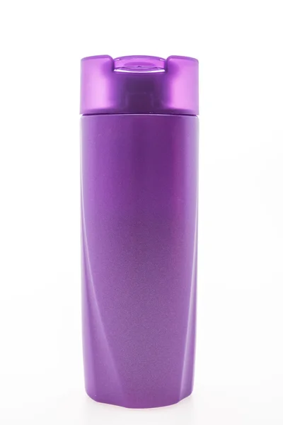 Puste butelki kosmetyczne i szampon — Zdjęcie stockowe