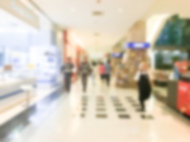 Soyut bulanık alışveriş merkezi