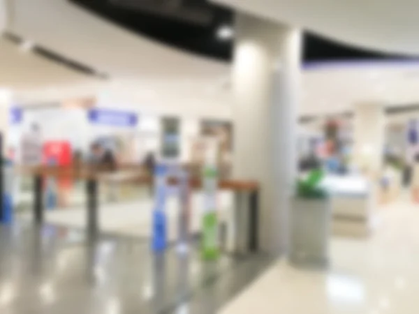 Abstract blur shopping mall interior