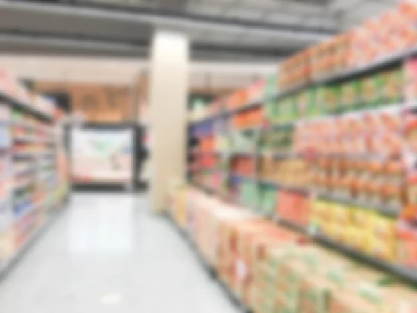Abstract Blur supermarket