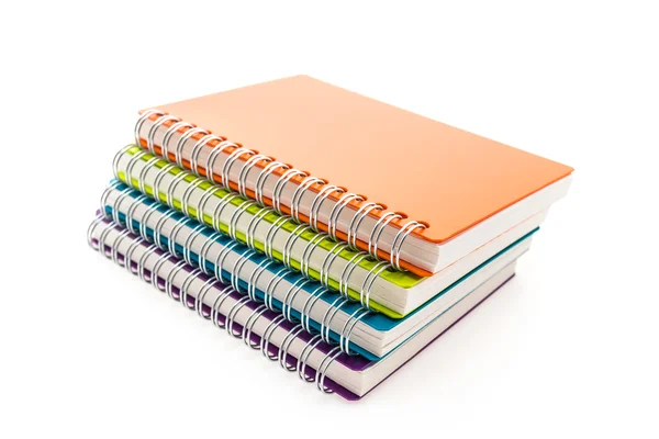 Cuaderno en blanco colorido — Foto de Stock