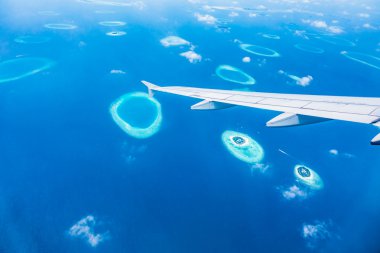 Güzel Maldivler ada