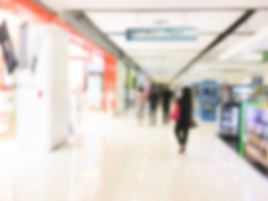 Soyut bulanık alışveriş merkezi