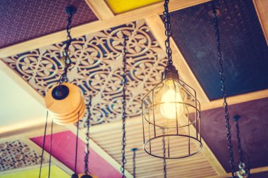 Vintage ışık lamba