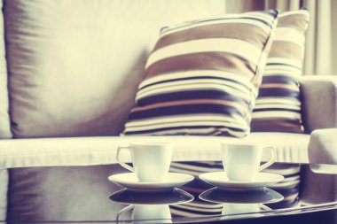 beyaz kahve fincanı 