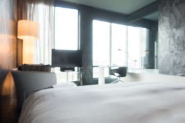 Soyut bulanıklık yatak odası