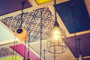 Vintage ışık lamba