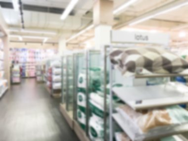 Soyut bulanık alışveriş merkezi