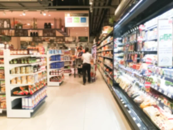 Abstract blur supermarket — Stock Photo, Image