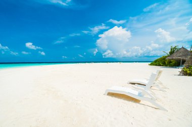 Güzel Maldivler ada