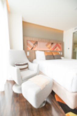 Soyut bulanıklık yatak odası