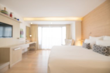 Soyut bulanıklık yatak odası