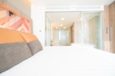 Soyut bulanıklık yatak odası