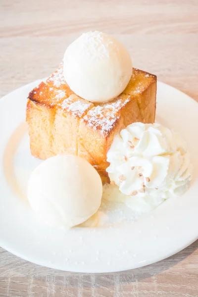 Delicious Honey toast — Stock Photo, Image