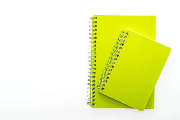 Caderno em branco colorido — Fotografia de Stock