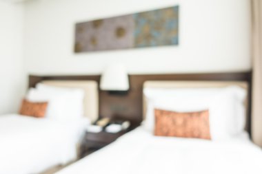 Soyut bulanıklık yatak odası