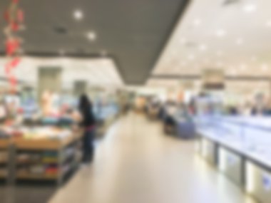 Soyut bulanık alışveriş merkezi