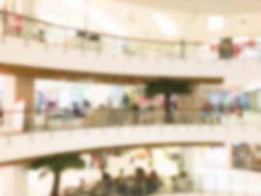 Soyut bulanık alışveriş merkezi