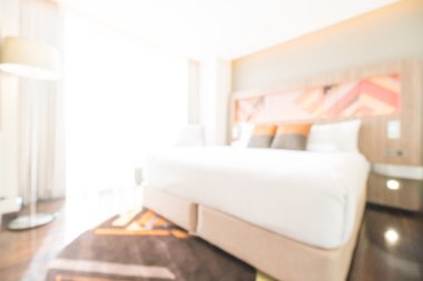 Soyut bulanıklık yatak odası