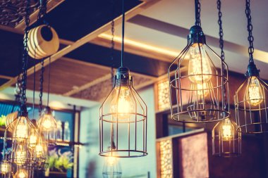 Vintage ışık lamba