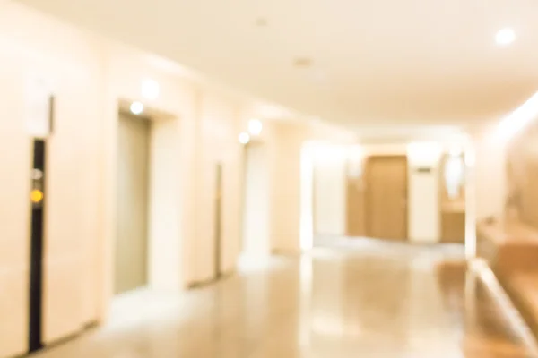 Blur hotel lobby interior